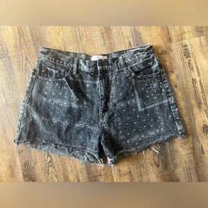 KanCan Black Jean Shorts Distressed